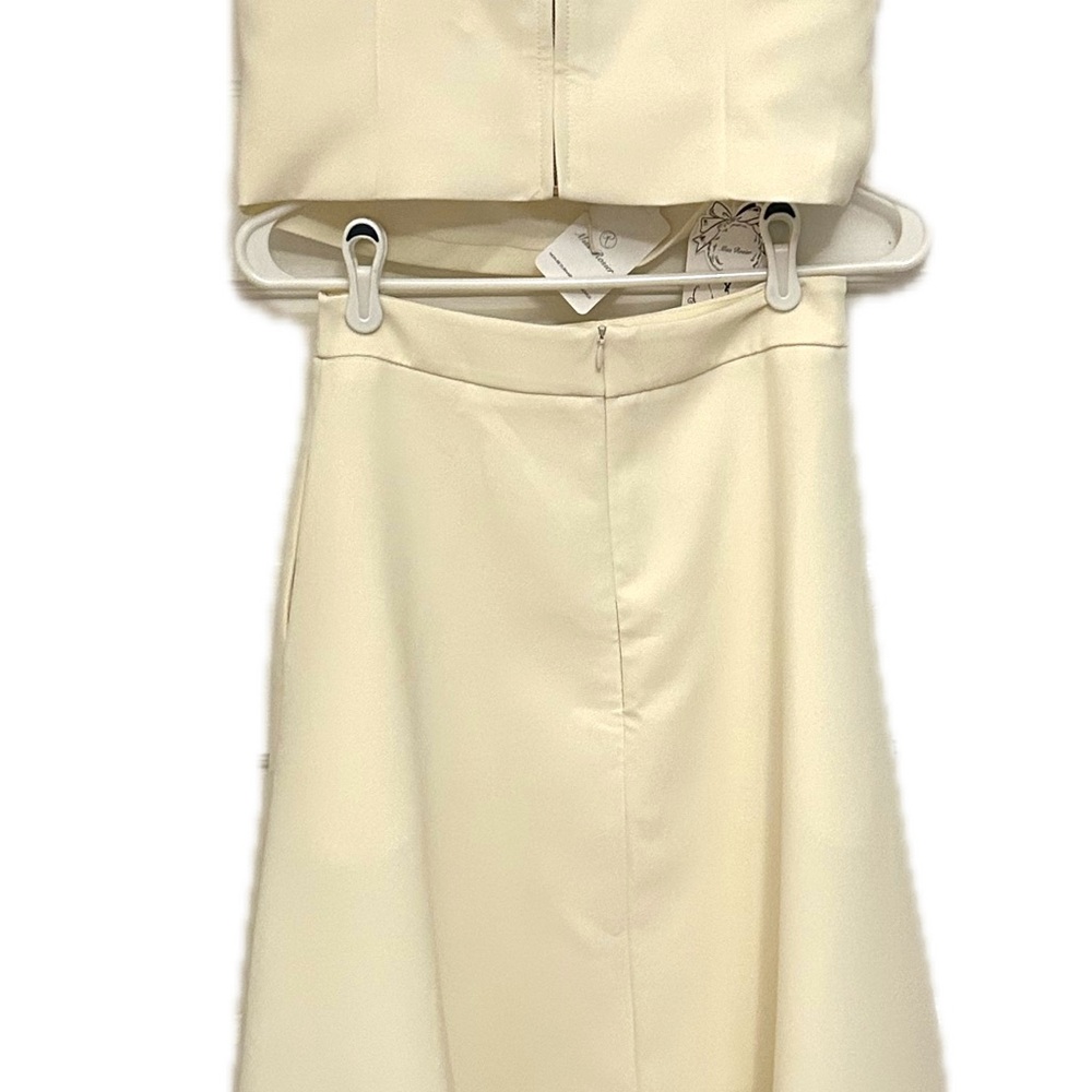 Elegant Miss Rosier Coralie Cream 2-piece Dress - Picture 6 of 14